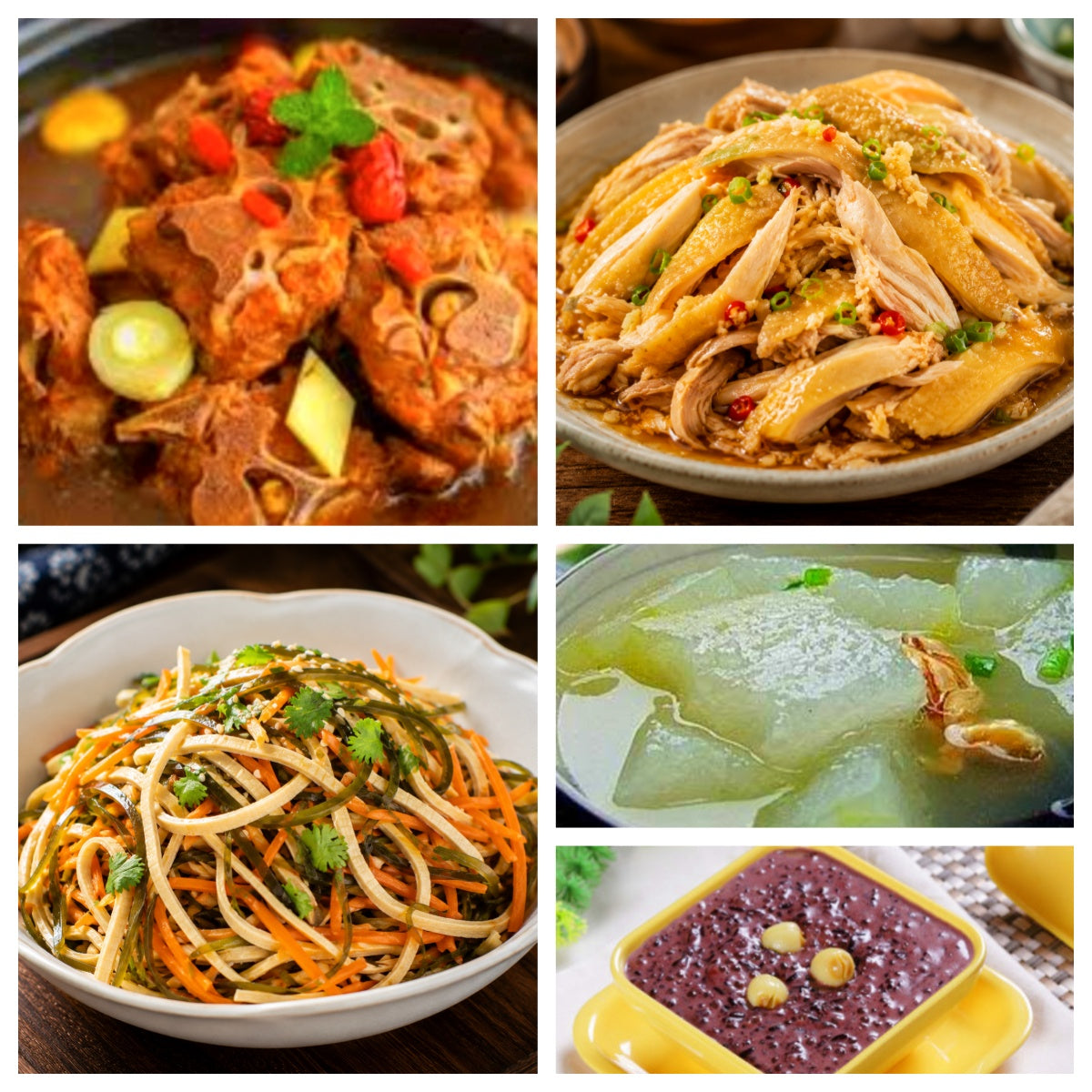 07月24日 周五麻辣鲜香:🌶️手撕鸡、酱香牛背骨、凉拌三丝、枸杞冬瓜汤(赠品:椰汁紫米露)