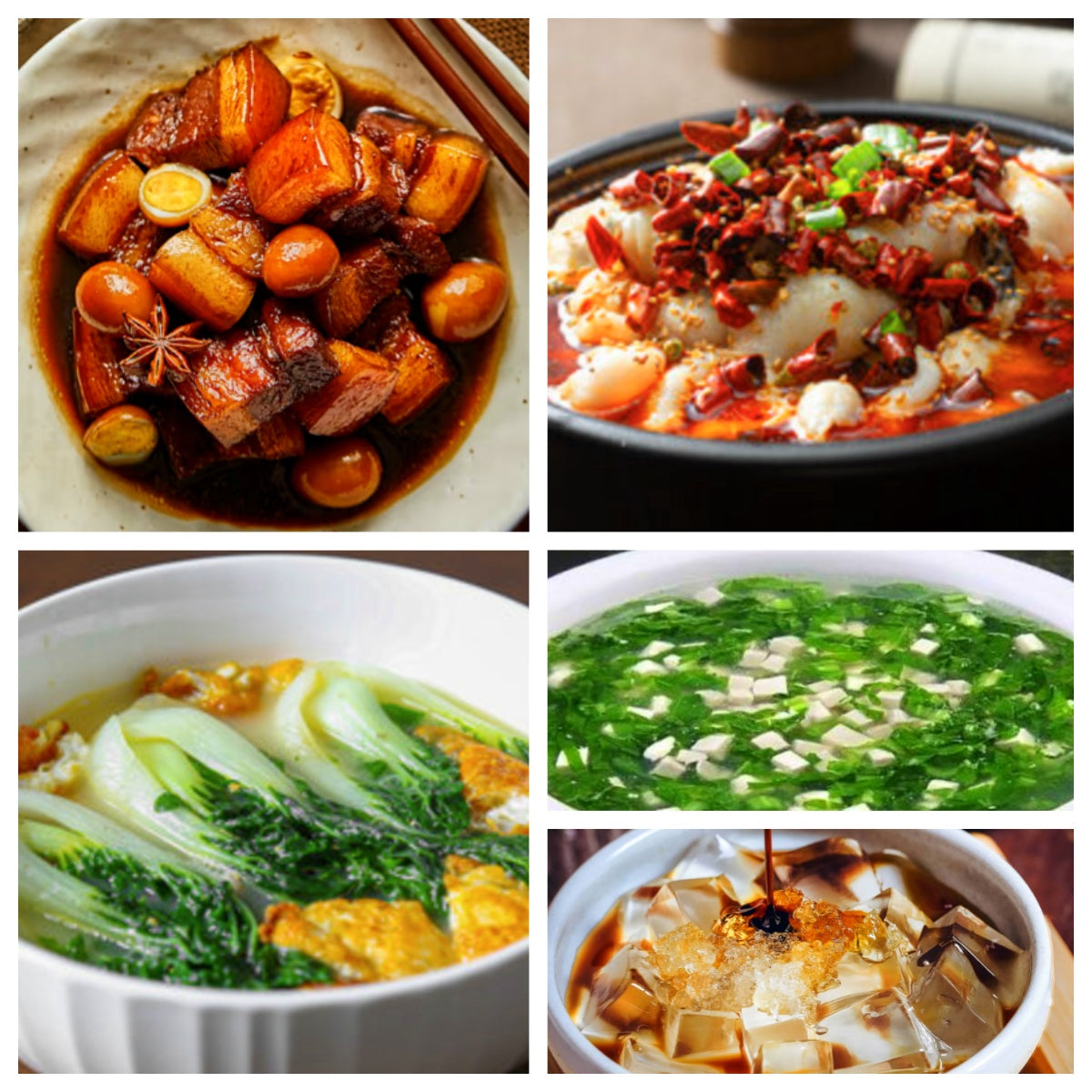 07月28日 周二麻辣鲜香：🌶️沸腾黑鱼片、鹌鹑蛋红烧肉、上汤奶白菜、荠菜豆腐羹（赠品：冰粉）